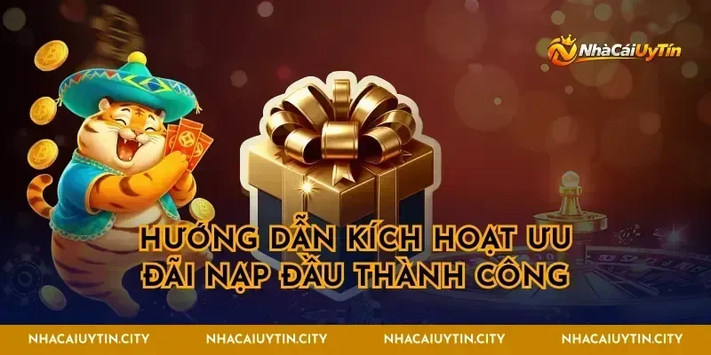 Hướng dẫn kích hoạt ưu đãi nạp đầu thành công